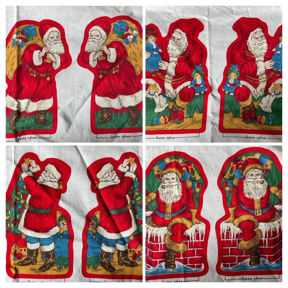 Vnt Cut & Sew, Old Fashioned Santas: Ornaments, Mini Pillows, Bags, Gift Tags - Picture 4 of 6